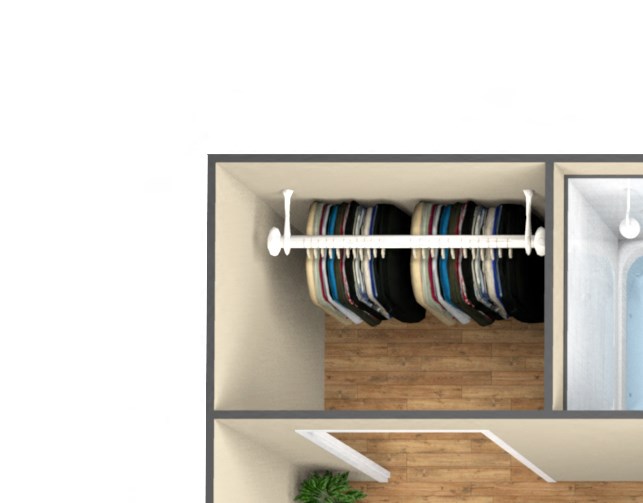 2-Bedroom floor plan